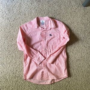 coral button down